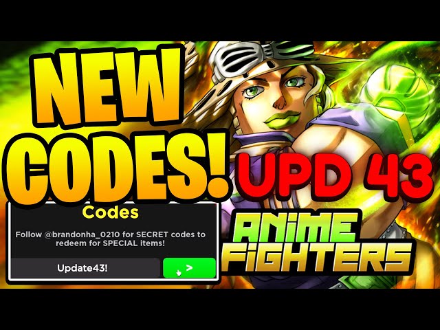 codigo nuevo anime fighters update 43｜Búsqueda de TikTok
