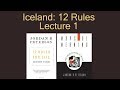 Iceland: 12 Rules for Life Tour: Lecture 1