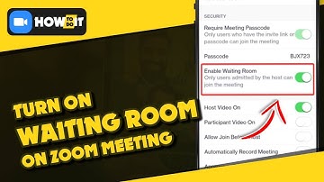 How to turn on waiting room option on zoom 2024 | Skill Wave