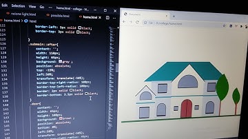 first drawing using html or css | coading status for beginners #shorts