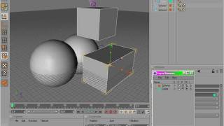 Cinema 4D Basics 10 - Objects Outliner 01