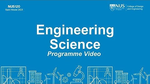 CDE e-Open House 2025: Engineering Science (Programme Video)