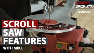 Lumberjack Variable Speed Scroll Saw Features & Blade Changing with Mike