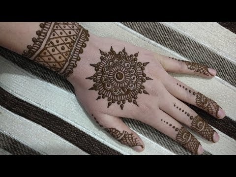 Simple And Easy Mandala Mehendi Mandala Henna Tattoo For Hands