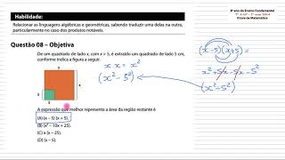 mat17aap q0007 Matemática 1º ano do Ensino Médio - 7ª Avaliação de  Aprendizagem em Processo 