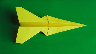 Оригами самолет истребитель который умеет далеко и долго летать Origami Paper Plane