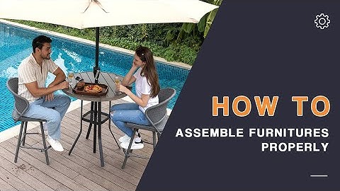 PATIO BAR TABLE | ASSEMBLY VIDEO