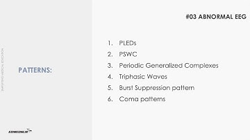 ABNORMAL PATTERNS ON EEG  - [LEARN ADULT EEG]