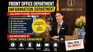 Front Office Information Department Explained | Hotel Management Class with Example