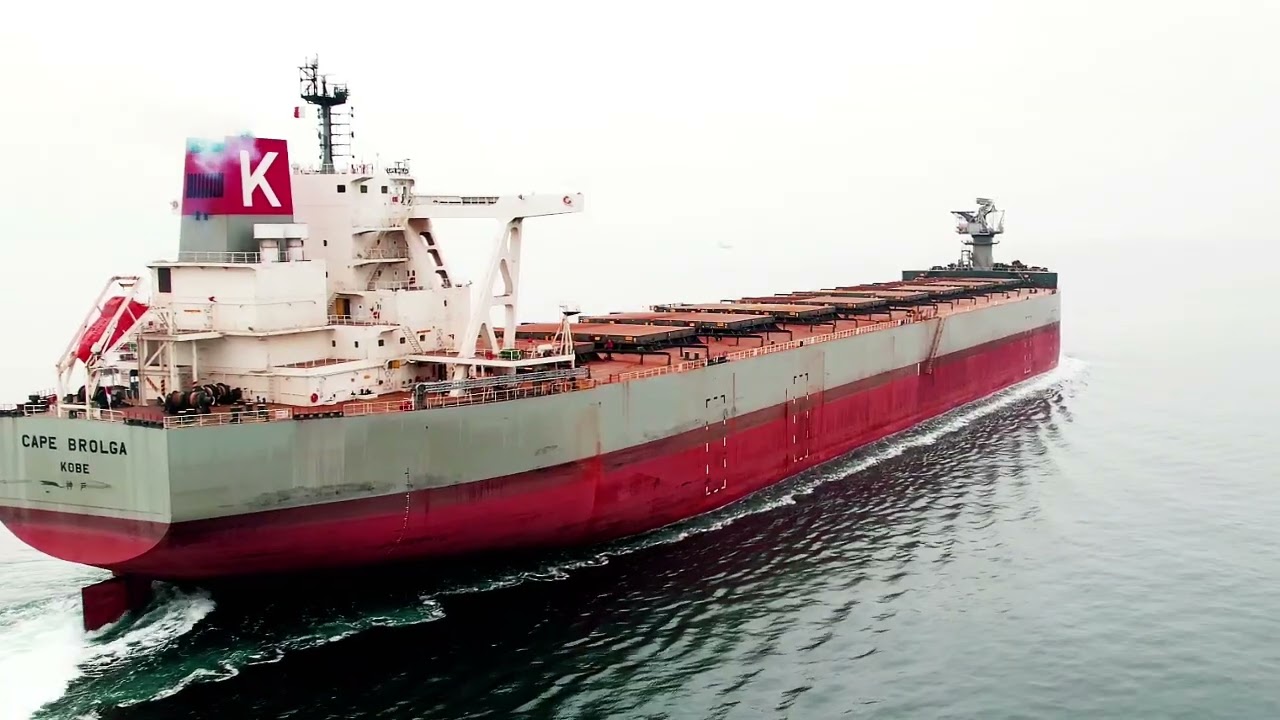 御手洗おきを航行する CAPE BROLGA 299m 2026/2/15