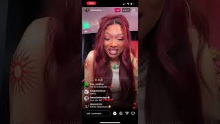 Megan Thee Stallion - “Cobra” IG Live