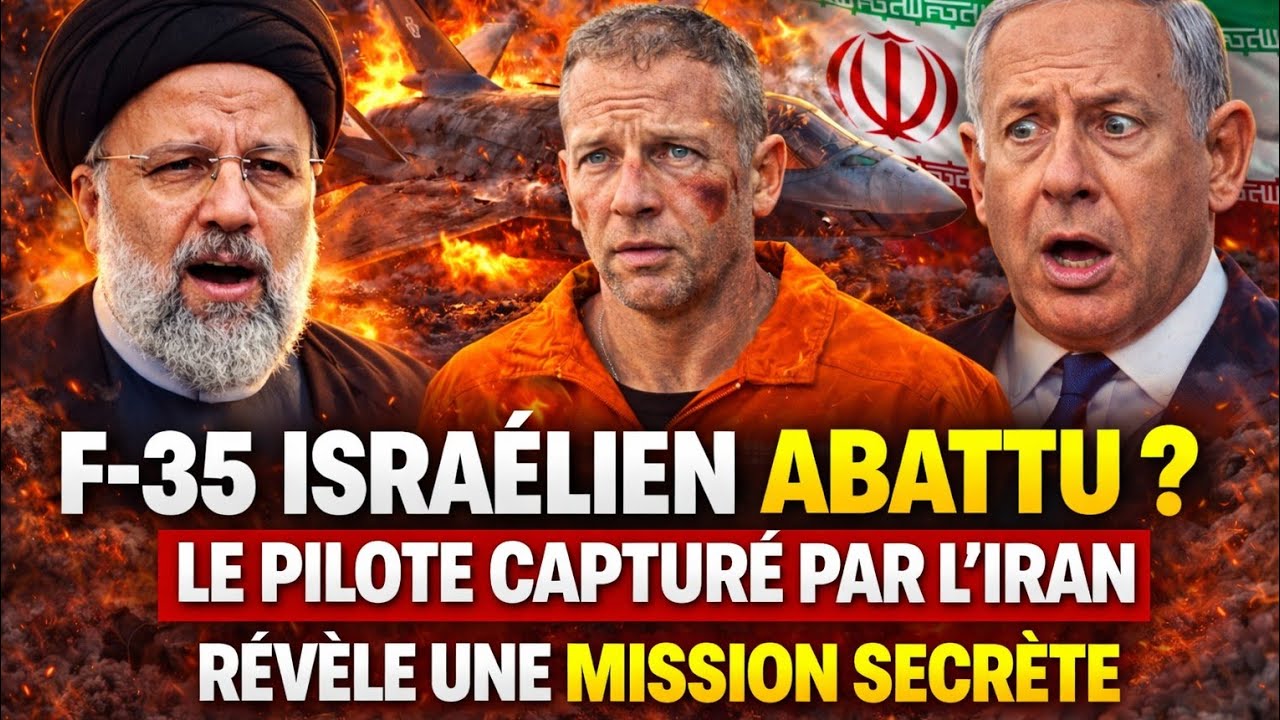 F-35 ISRAÉLIEN ABATTU ? Le pilote capturé par l’Iran révèle une mission secrète