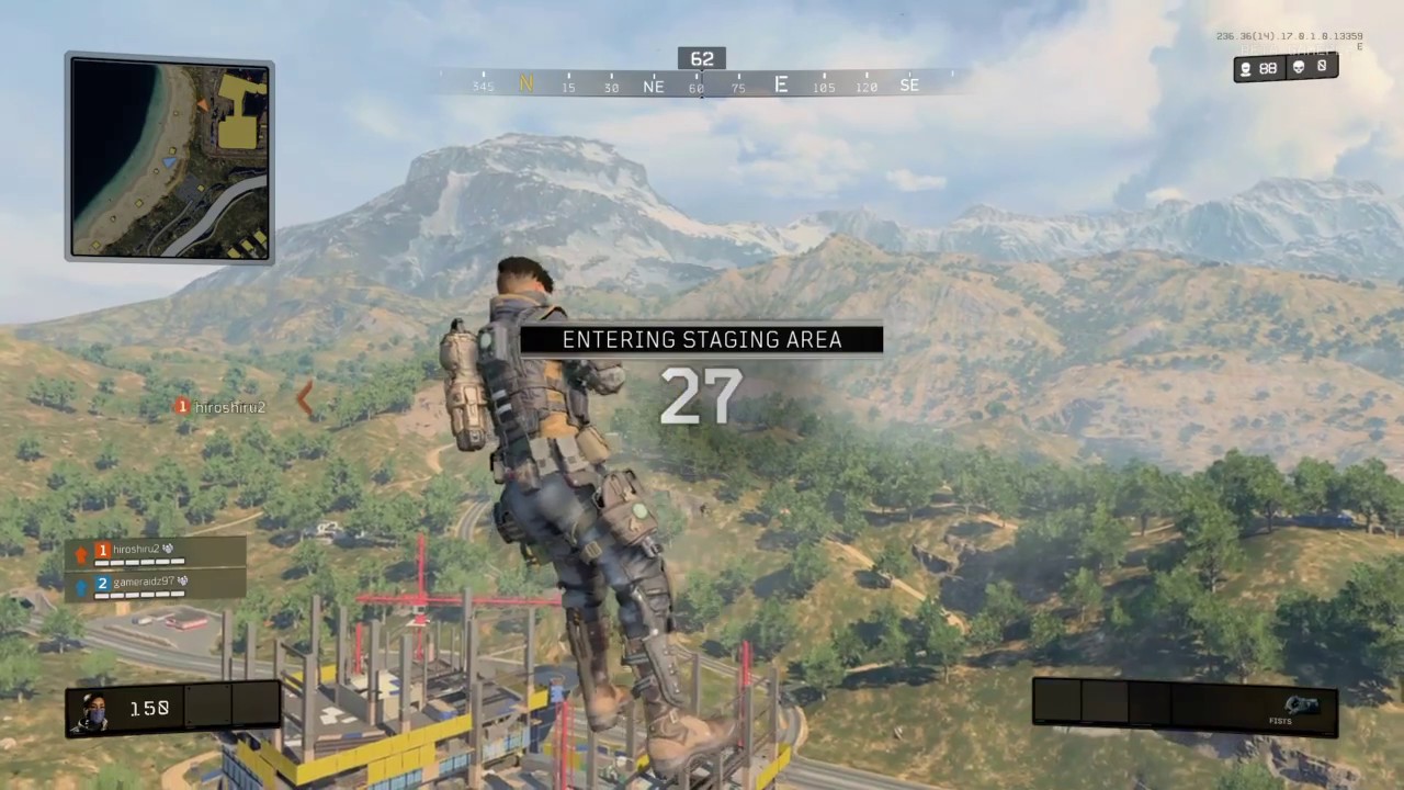 Call of Duty: Black Ops 4 Weird Blackout Wingsuit Glitch