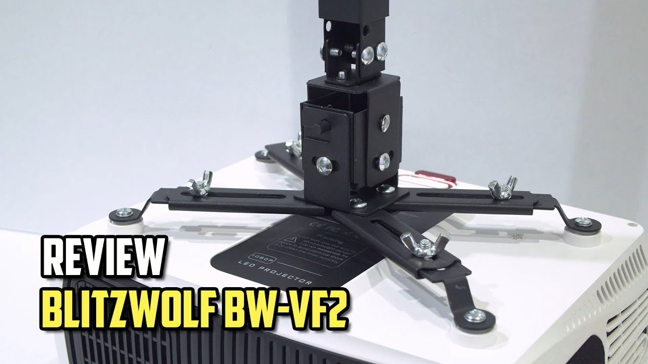BlitzWolf BW-VF2 Review - The Best Budget Ceiling Wall Projector Mount from Banggood!