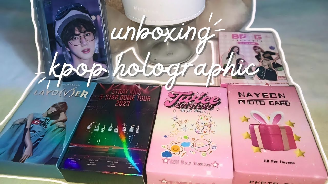 UNBOXING K-POP HOLOGRAPHIC LOMO CARDS