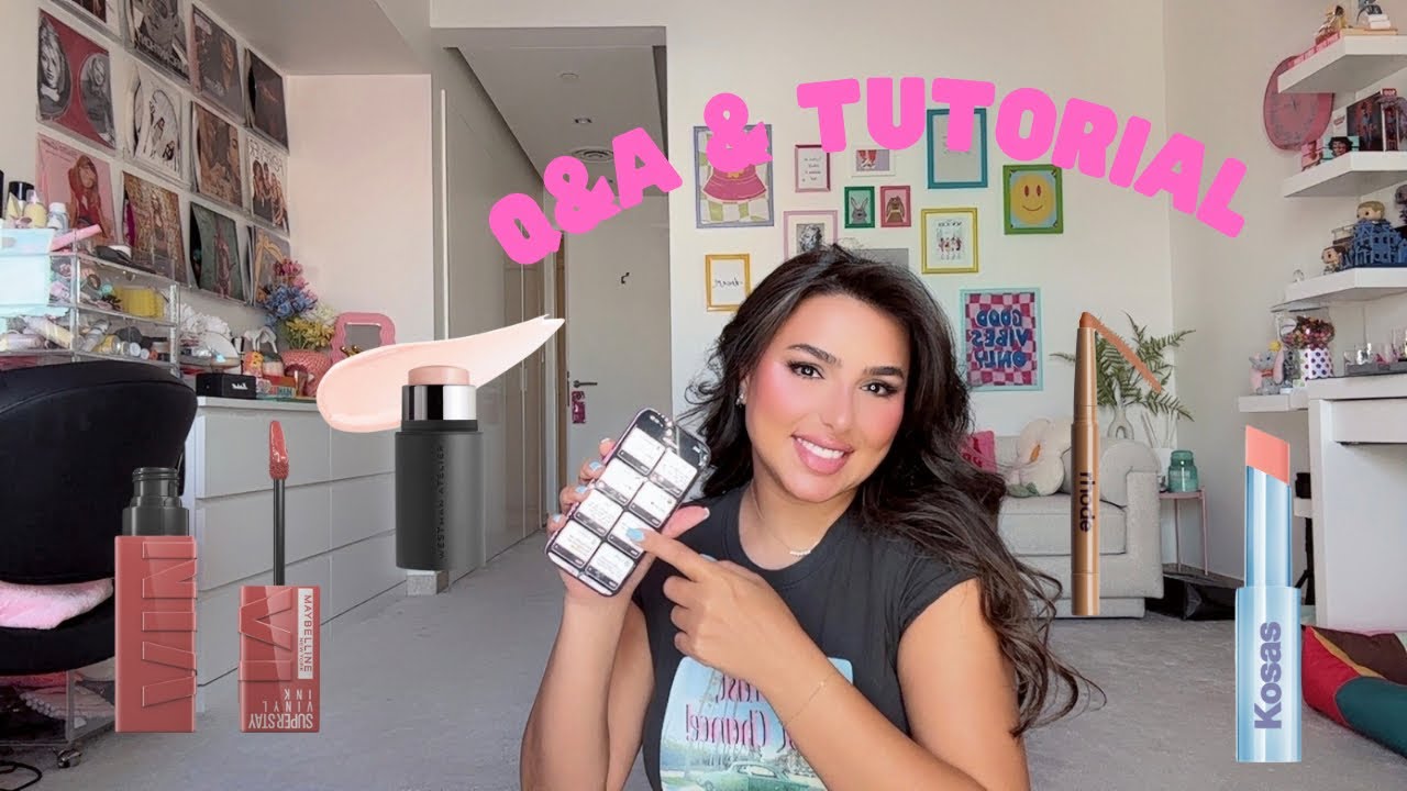 Q&A/ makeup tutorial 💄جاوبت على اسألتكم مع تتوريال 