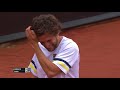 Hot shot by Pedro Sousa vs Fernando Verdasco - First point of the match