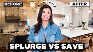 How To Make Your Kitchen Look Expensive  Splurge Vs. Save Ideas For Kitchen Remodel
