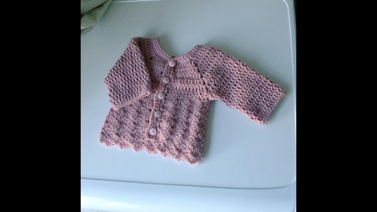 crochet baby cardigan/sweater/jacket/Tulip Baby Cardigan/pattern for ...