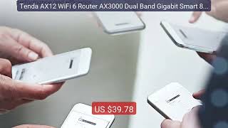Tenda AX12 WiFi 6 Router AX3000 Dual Band Gigabit Smart 802.1... — Amazing Value 2026 | Must Have!