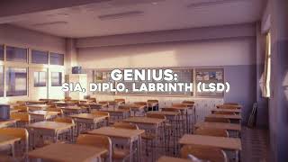 Genius - Sia, Diplo, Labrinth ( slowed   reverb   bass )