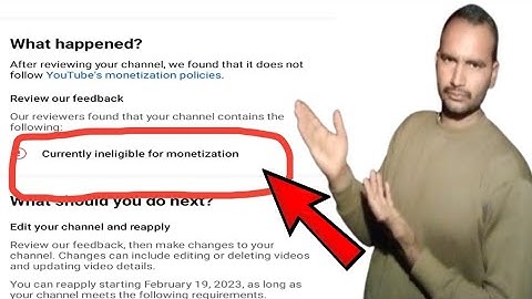 currently ineligible for monetization 2023/ How to solve currently ineligible for monetization