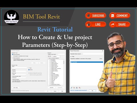 Project parameters in Revit, #revit #revit_mep