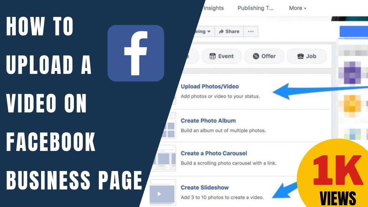 How to Upload a Video on Facebook Business Page | Post a Video on FB Page  via Creator Studio (Hindi) - YouTube