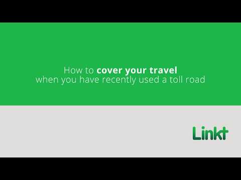 How to cover your travel when you have recently used a toll road – Linkt
