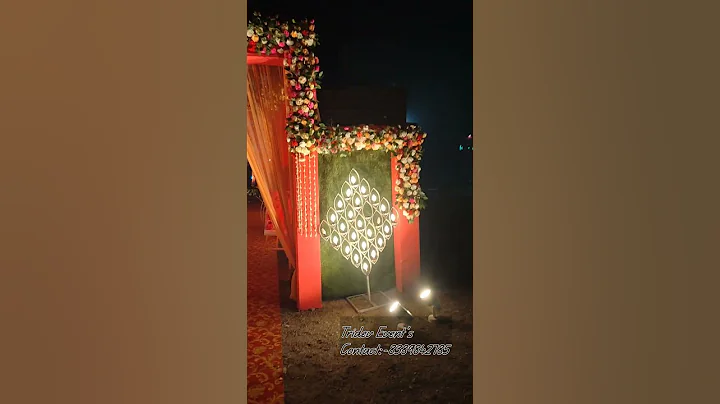 Main Gate Decoration #wedding #decoration #design #youtubeshorts #shorts