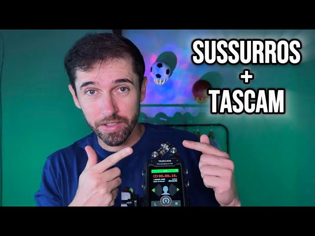 ASMR: Sensibilidade no Máximo + Sussurros bem baixinho no TASCAM é SONO na certa! 