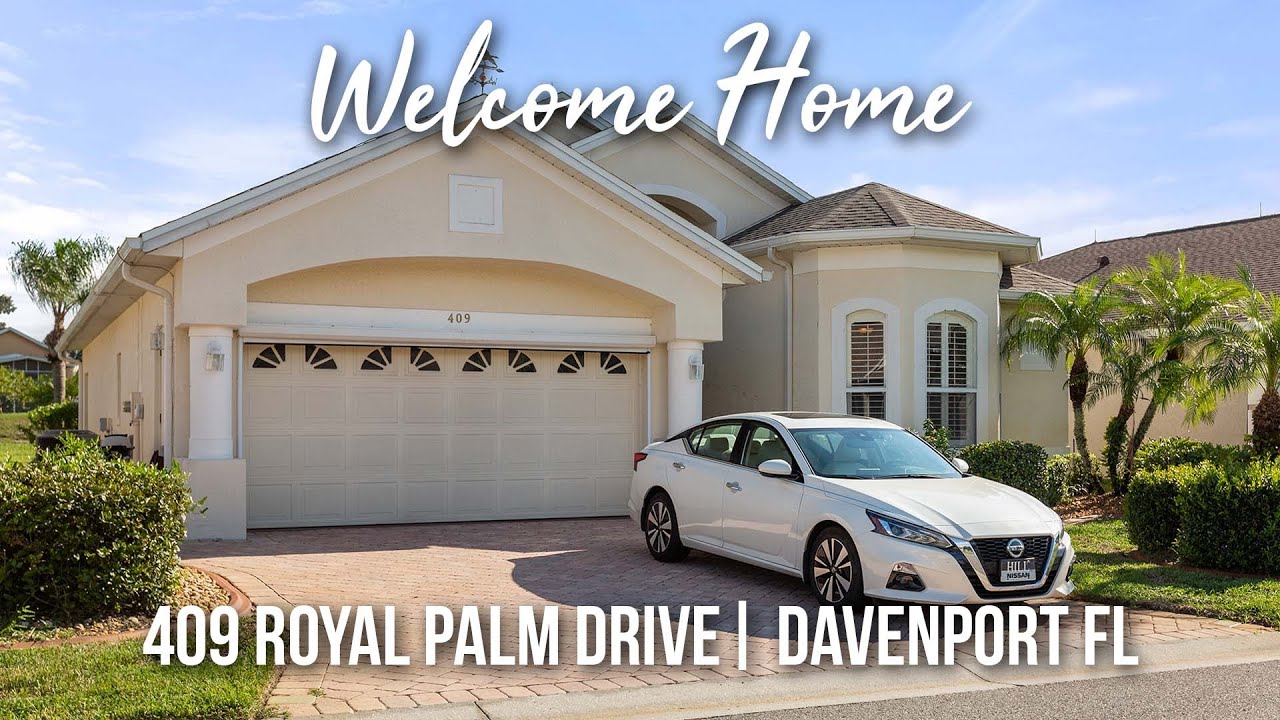 Davenport Florida Home For Sale At 409 Royal Palm Drive Davenport FL