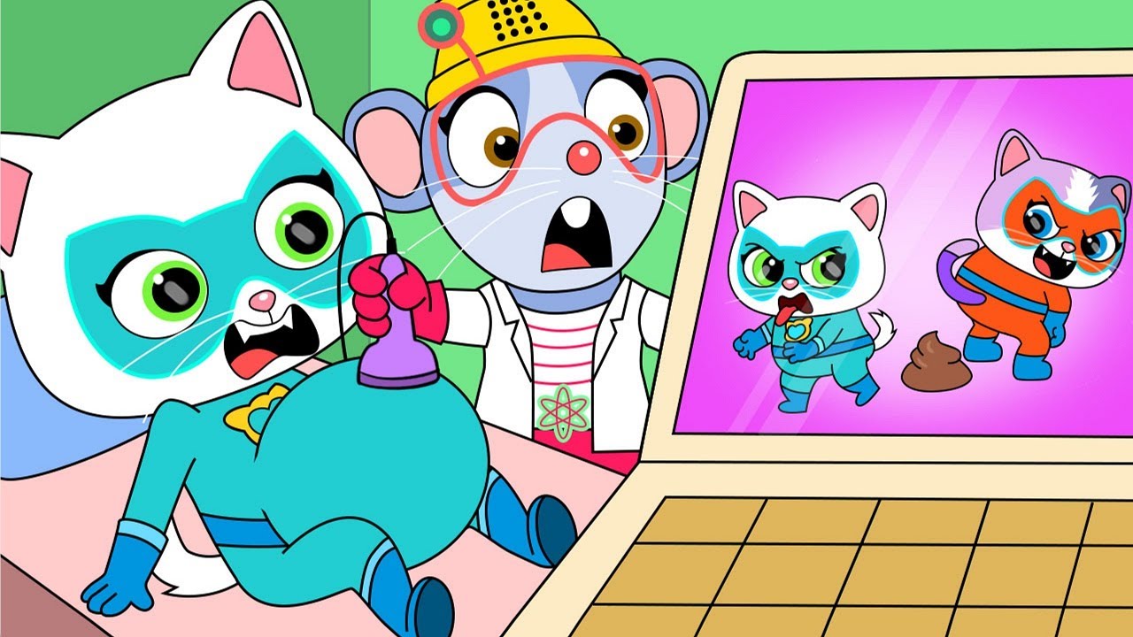 What Happened...Bitsy Has a Baby?? - SuperKitties Funny Animation