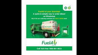 Jio-bp Fuel4U door-step Diesel order on WhatsApp screenshot 3