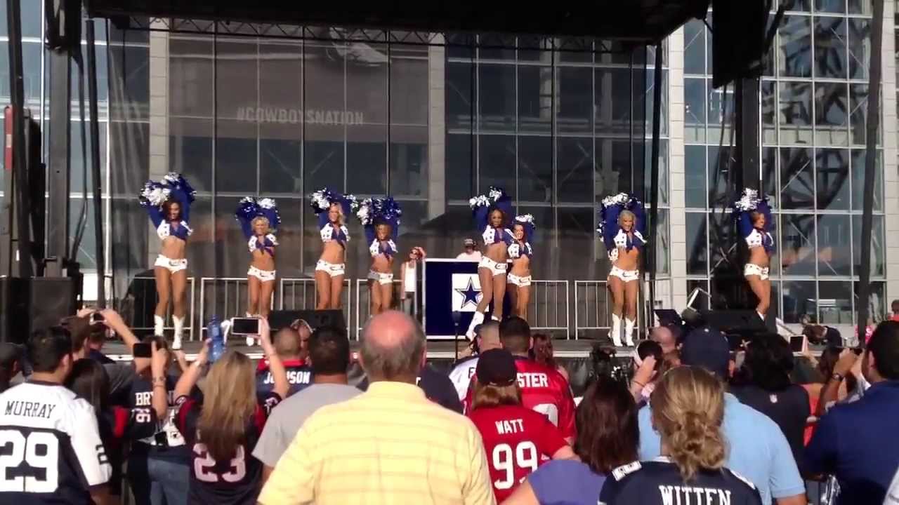 Dallas Cowboys Cheerleaders group 3 YouTube