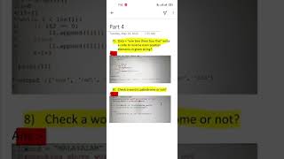 Part 4 | Python coding interview questions | Python in telugu