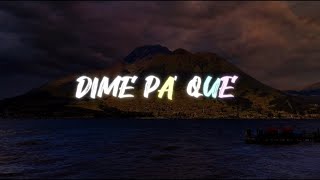 Video thumbnail of "Dime Pa Que (Versión Kichuwa) Alexo Cora Ft. Yomar Smiler"