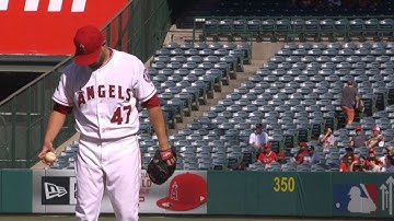 CIN@LAA: Nolasco fans seven in four-hit shutout