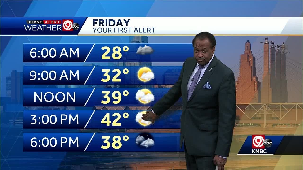 Friday will be mostly cloudy; rain chances increase by evening - YouTube