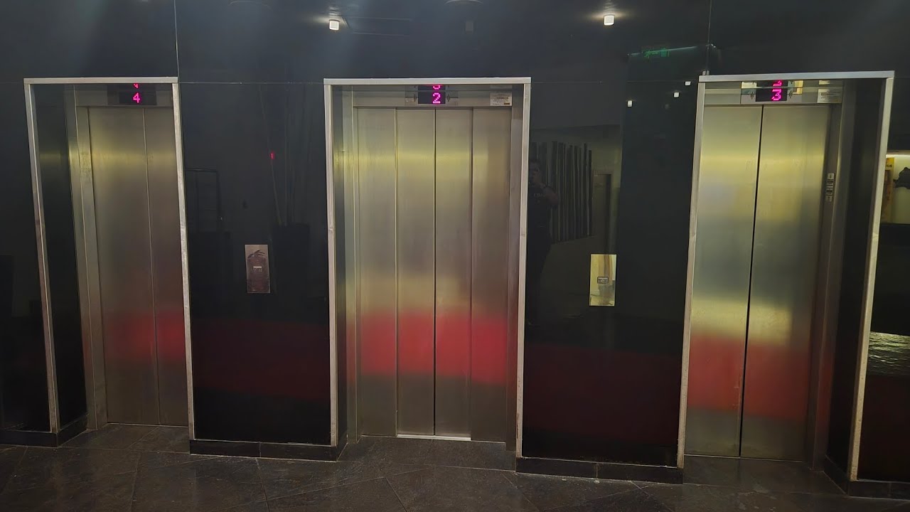 M-series from 2009! Epic and efficient Schindler elevators at Hotel Vega, Mamaia, Constanța, RO