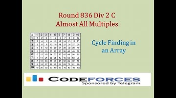Codeforces Round 836 Div 2 C: Almost All Multiples  – Implicit Cycle Finding