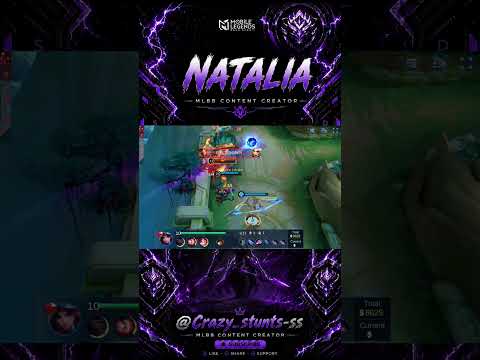 🥷TOP GLOBAL NATALIA MONTAGE!#mlbb #mobilelegends #shortvideo #shortsfeed #short #highlights #feeds