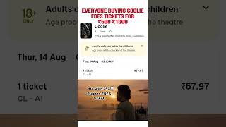 co co co cooolie🔥 fdfs 🕺 #coolie #cooliereview #song #music #tamilcinema