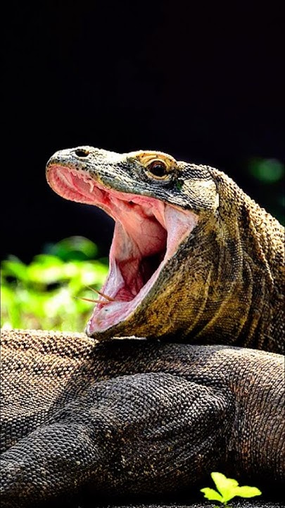 How many teeth does a Komodo Dragon have ? - YouTube