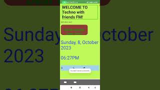 techno with friends fm app new update now you can contact us with text  and a new tool is available screenshot 2