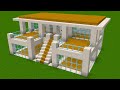 Minecraft - How to build a easy modern house 3