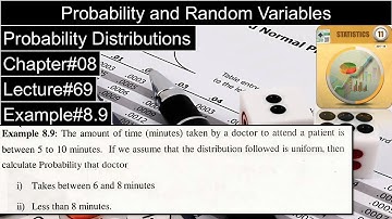 Probability and Random Variables | Chapter#08 | Example#8.9 | 1st Year Statistics Dr. Faqir