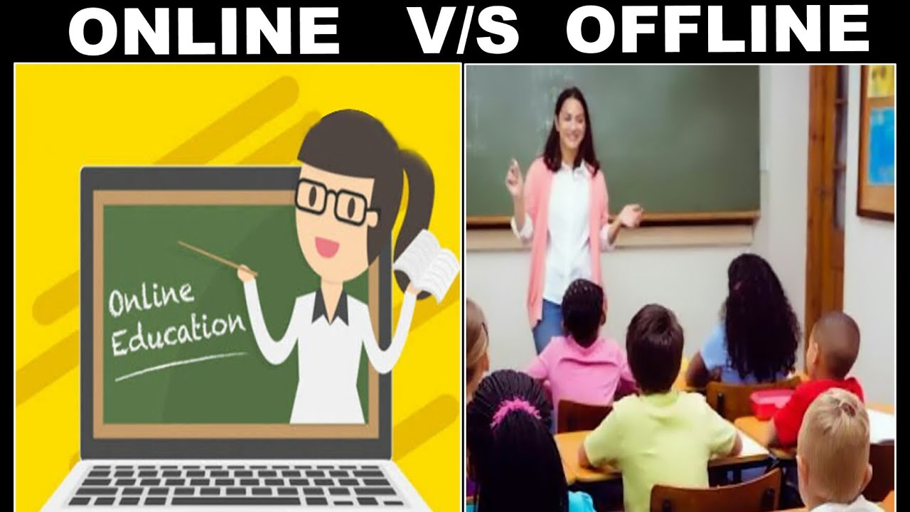 presentation on online vs offline classes