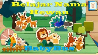 Babybus: Belajar Nama Hewan Bersama Bayi Panda | Nama Binatang | BabyBus | Baby Boss | Baby Bash |