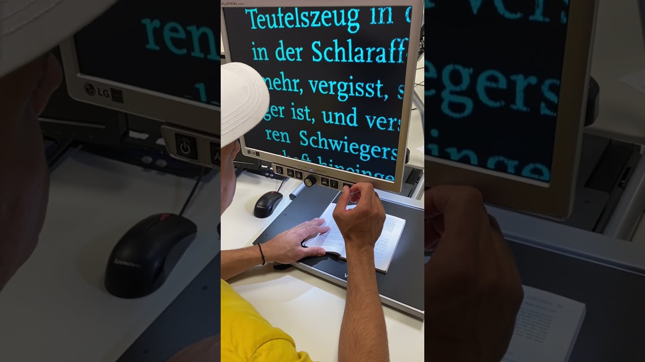 Fachabi an der blista: Niko erklärt Hilfsmittel, die blinde und sehbehinderte Schüler*innen nutzen